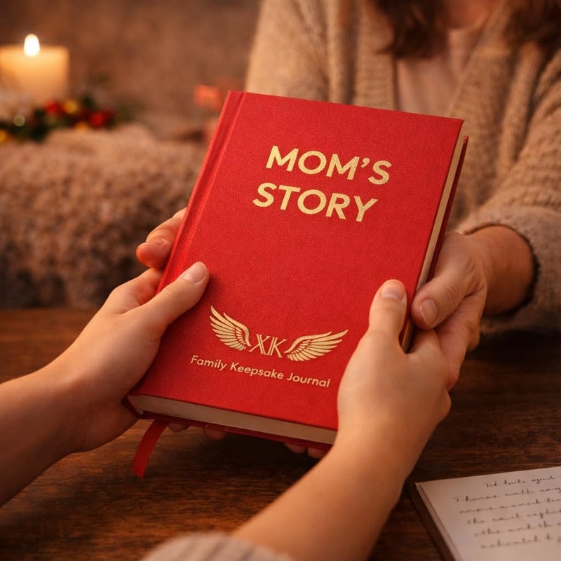 XKFCFC Mom, I Want to Know Your Life Story: A Guided Memory Journal for Mothers - Heartfelt Questions to Preserve Her Legacy | Perfect Mother's Day, Birthday & Christmas Gift from Daughter or Son (Hardcover Keepsake Book) - Image 5
